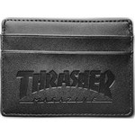 thrasher wallet leather card (black)