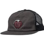 thunder cap trucker og grenade (grey/maroon)