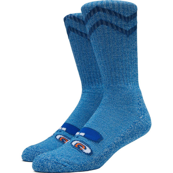 toy machine socks betard fooser (heather blue)