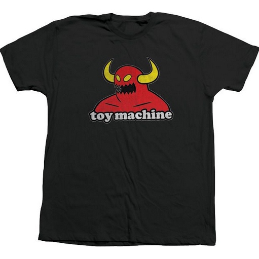 toy machine tee shirt monster (black)