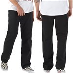 vans pants chino authentic relaxed trousers (black)