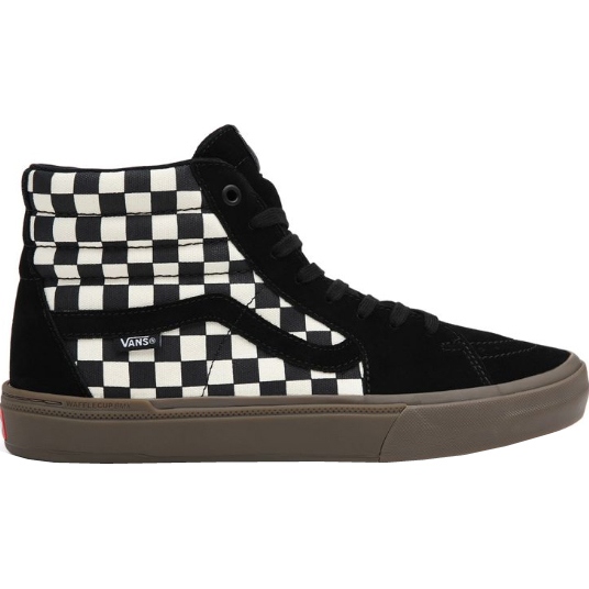 vans shoes bmx sk8-hi (checkerboard/black)