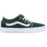 vans shoes chukka low sidestripe (dark green/white)