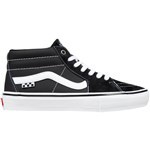 vans shoes skate grosso mid (black/white/emo leather)