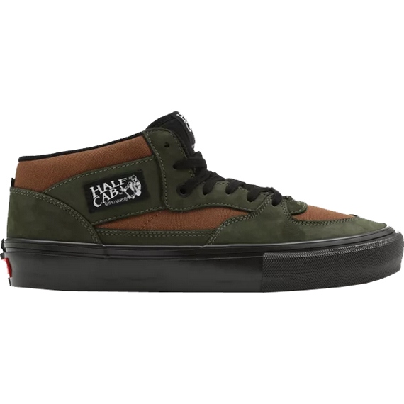 vans shoes skate half cab nubuck (beef/broccoli)