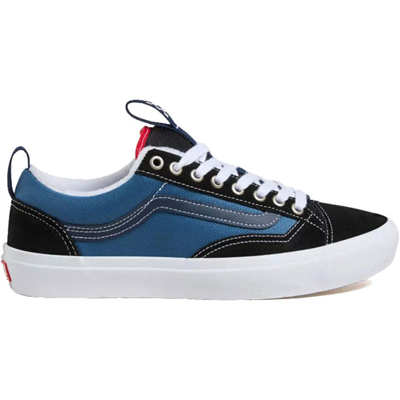 vans shoes skate old skool 36+ (black/stv navy)