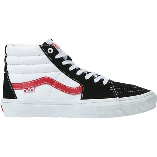 vans shoes skate sk8-hi (athletic black/red)