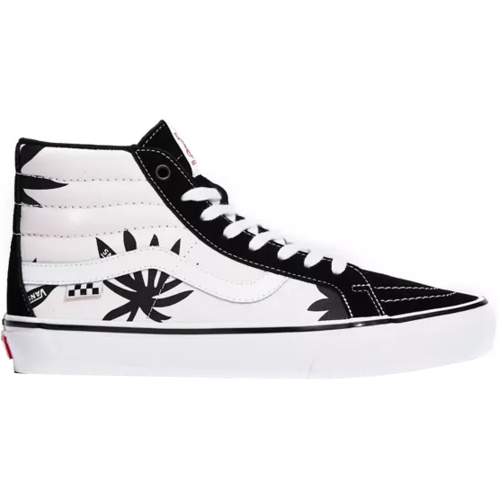 vans shoes skate sk8-hi reissue grosso 88' (black/palms)