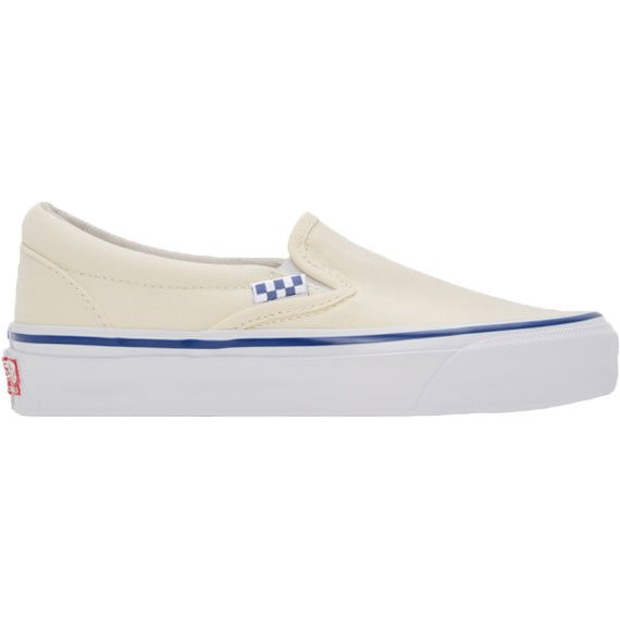 vans shoes skate slip-on (off white)