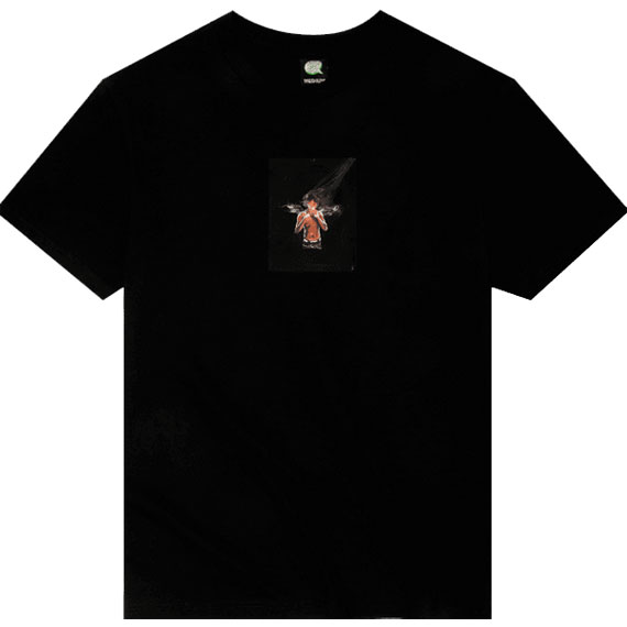 violet tee shirt in the essence kader sylla (black)