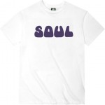 violet tee shirt soul (white)