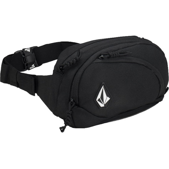 volcom bag side bum banane waisted pack (black)