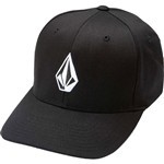 volcom cap flexfit xfit full stone (black)