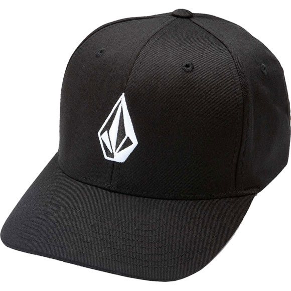 volcom cap flexfit xfit full stone (black)