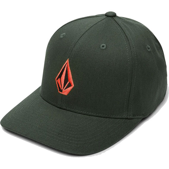 volcom cap flexfit xfit full stone (dark forest)