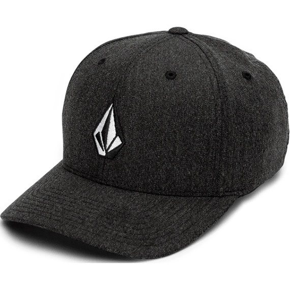 volcom cap flexfit xfit full stone heather (charcoal)