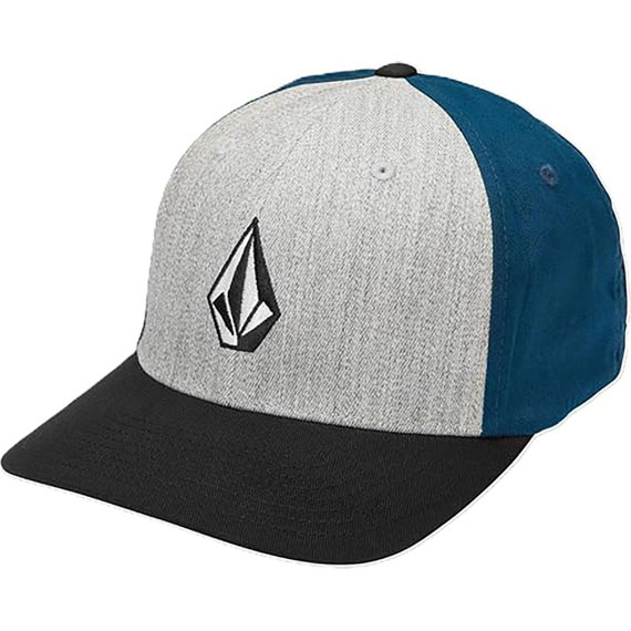volcom cap flexfit xfit full stone heather (deep blue)