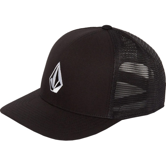 volcom cap trucker full stone cheese (black)