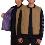 volcom jacket dots vest outdhoorhor (khaki)