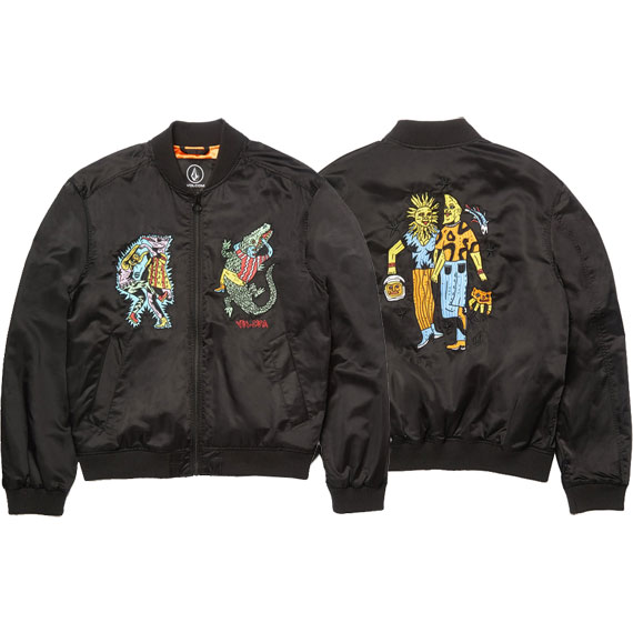 volcom jacket fa bob mollema (black)