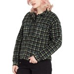 volcom jacket girls polar wowered (dark pine)