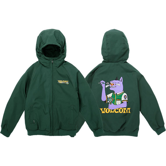 volcom jacket kids fa nando von arb (ponderosa pine)