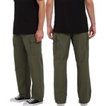 volcom pants cargo squads loose tapered (squadron green)