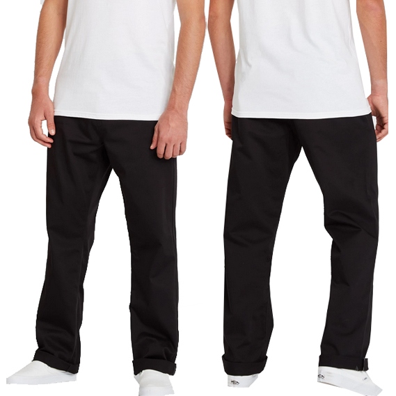 volcom pants chino frickin skate (black)