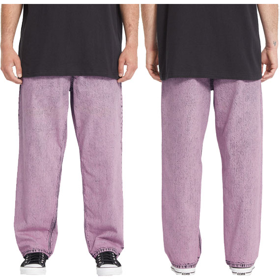 volcom pants freazy loose ew (steel purple)