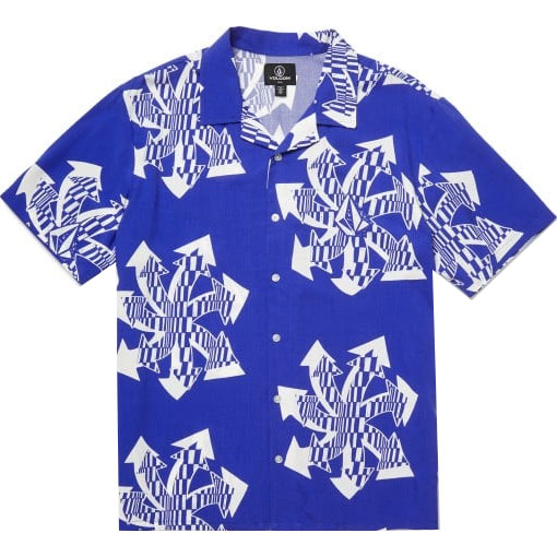 volcom shirt short sleeves boldstone (ultramarine)