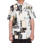 volcom shirt short sleeves v entertainment (whitecap grey)