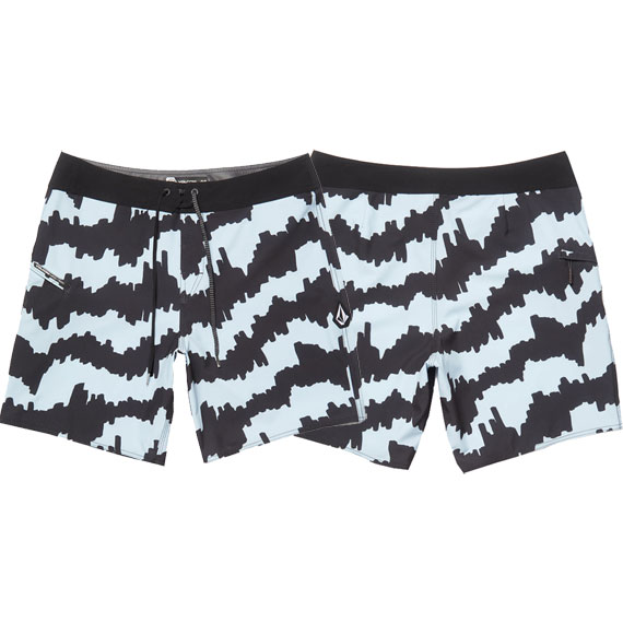 volcom short boardshort multifarious mod 18 (carolina blue)