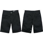 volcom short kids chino frickin regular (black)