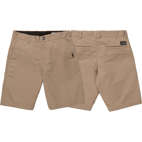 volcom short kids chino loose truck (khaki)