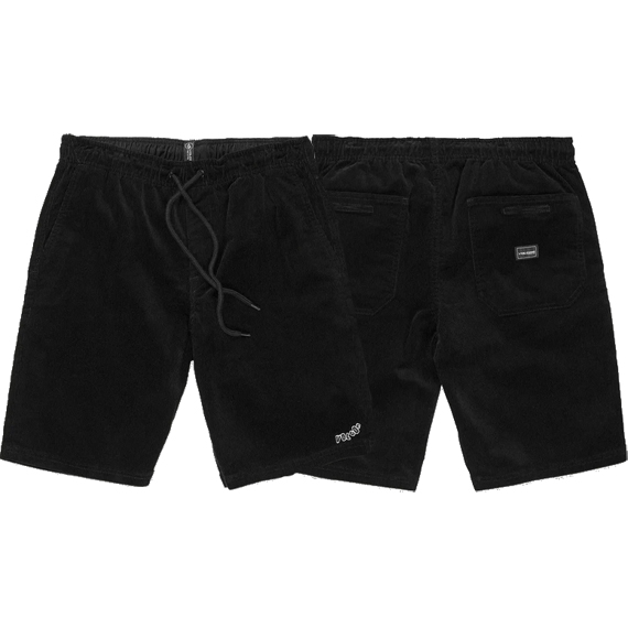 volcom short kids cord outer spaced ew (black combo)