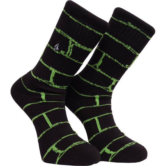 volcom socks bricker (black)