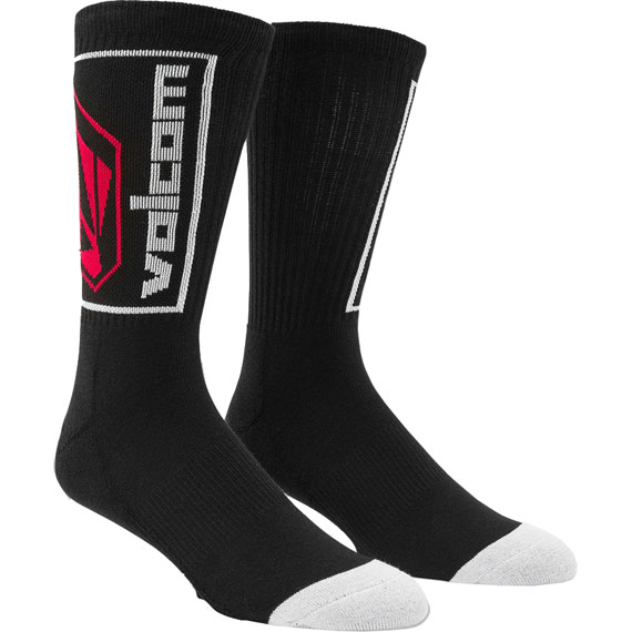 volcom socks modstone (black)