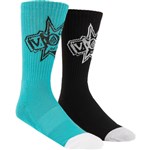 volcom socks v entertainment (temple teal)