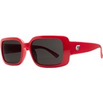 volcom sunglasses girls true (gloss (red/gray