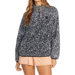 volcom sweatshirt girls mock neck zip pheelin it (cloud)