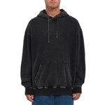 volcom sweatshirt hood acid wall (black)