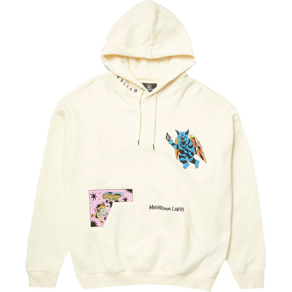 volcom sweatshirt hood fa bob mollema 2 (light beige)