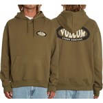 volcom sweatshirt hood watanite (military)