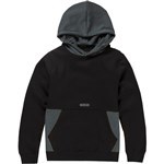 volcom sweatshirt kids hood forzee (black)