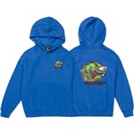 volcom sweatshirt kids hood skate fast (patriot blue)