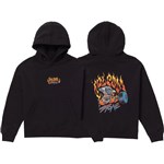 volcom sweatshirt kids hood trux (black)