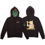 volcom sweatshirt kids hooded full zip fa nando von arb (black)