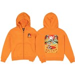 volcom sweatshirt kids hooded zip sanair (saffron)