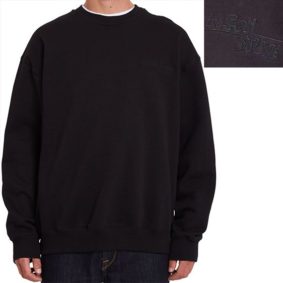 volcom sweatshirt louie lopez crew (black) 