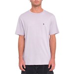 volcom tee shirt bsc stone blanks (light purple)